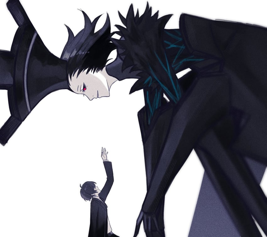 yuuki makoto and nyx avatar (persona and 1 more) drawn by aquam0n1ca