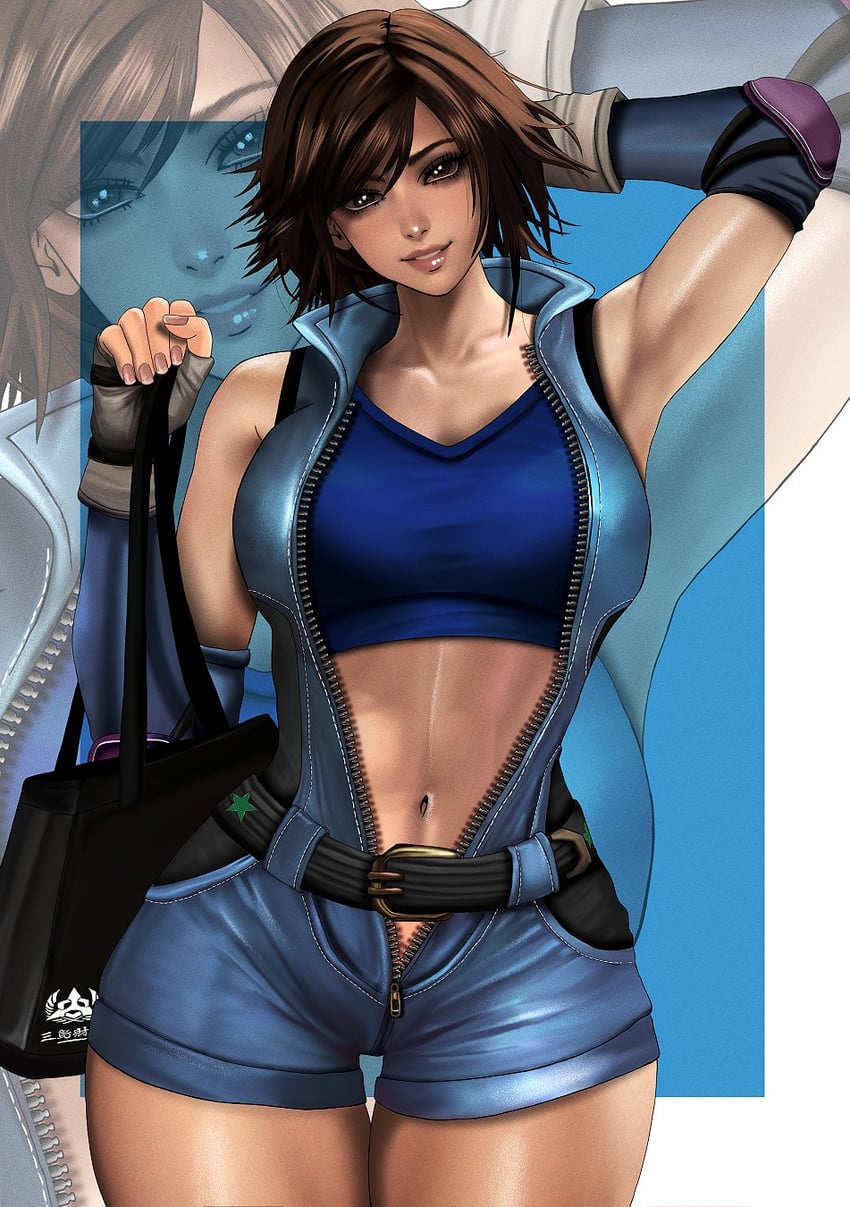kazama asuka (tekken and 2 more) drawn by kittymiya