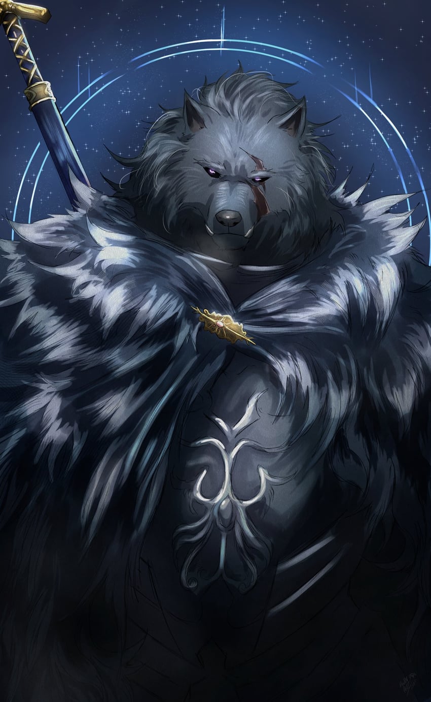 blaidd the half-wolf (elden ring) drawn by o'donnis