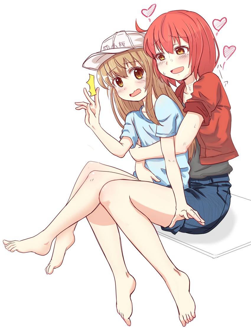 platelet, red blood cell, and ae-3803 (hataraku saibou) drawn by pae_(ac40935_m41)