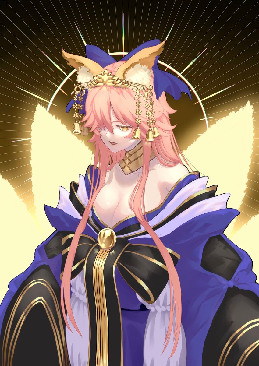 tamamo and tamamo no mae (fate and 2 more) drawn by maio_(pixiv30934575)