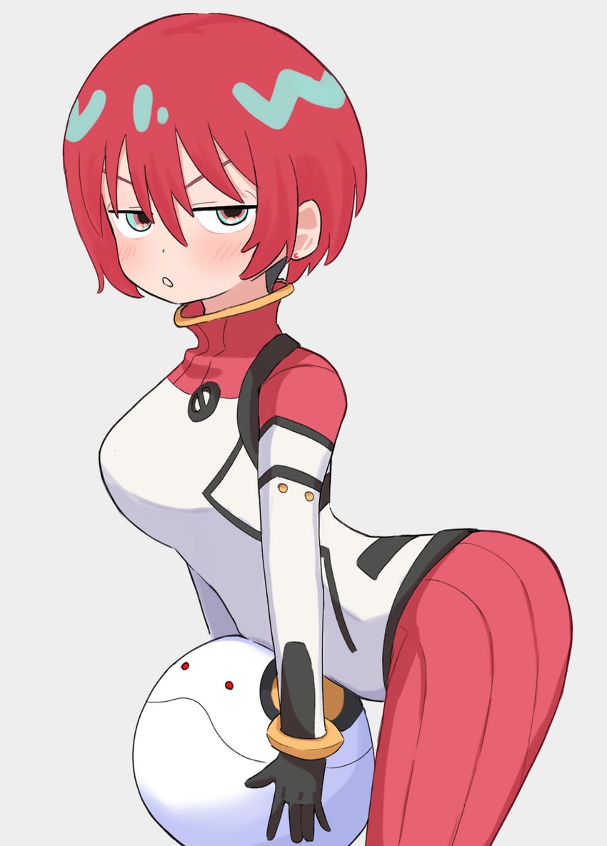 amate yuzuriha and haro (gundam and 1 more) drawn by riannn_desu