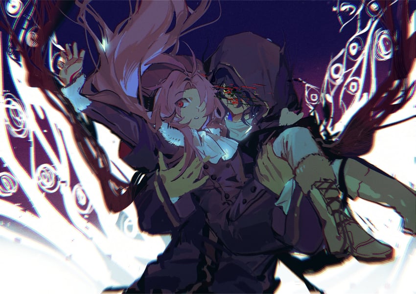 hatsutori hajime and utsugi noriyuki (saibou shinkyoku) drawn by shuiyemusan