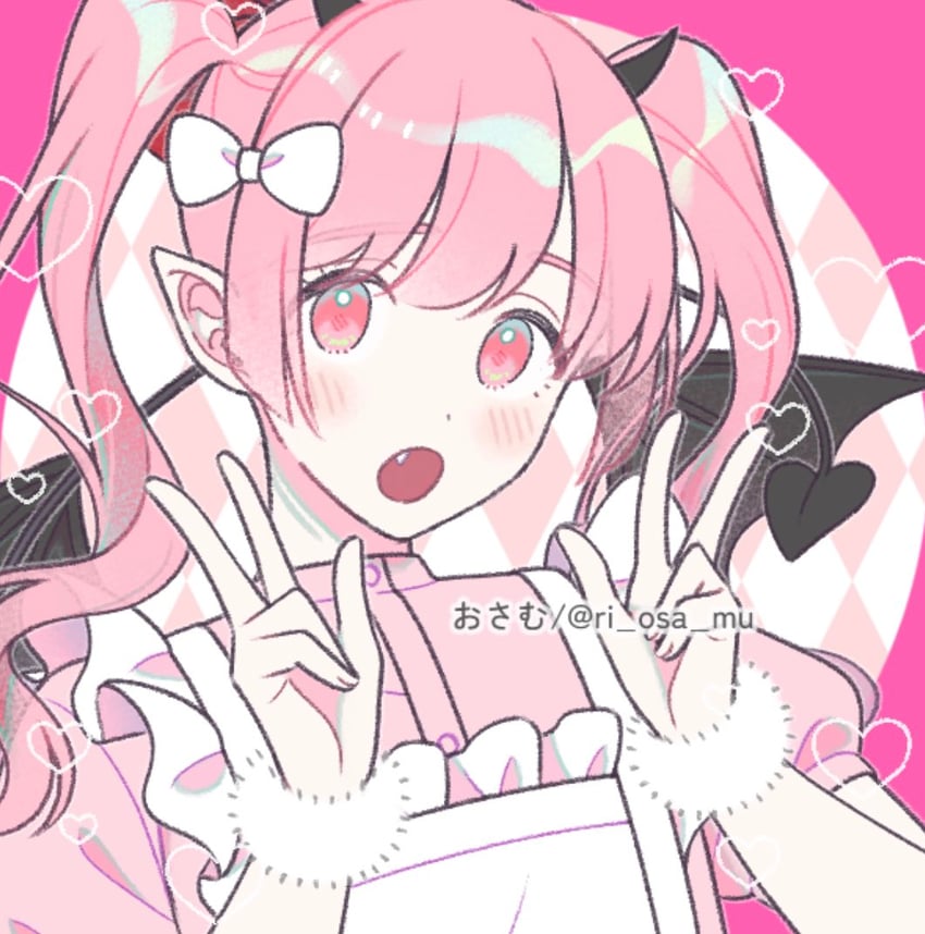 mochi (indie virtual youtuber) drawn by osamu_(ri_osa_mu)