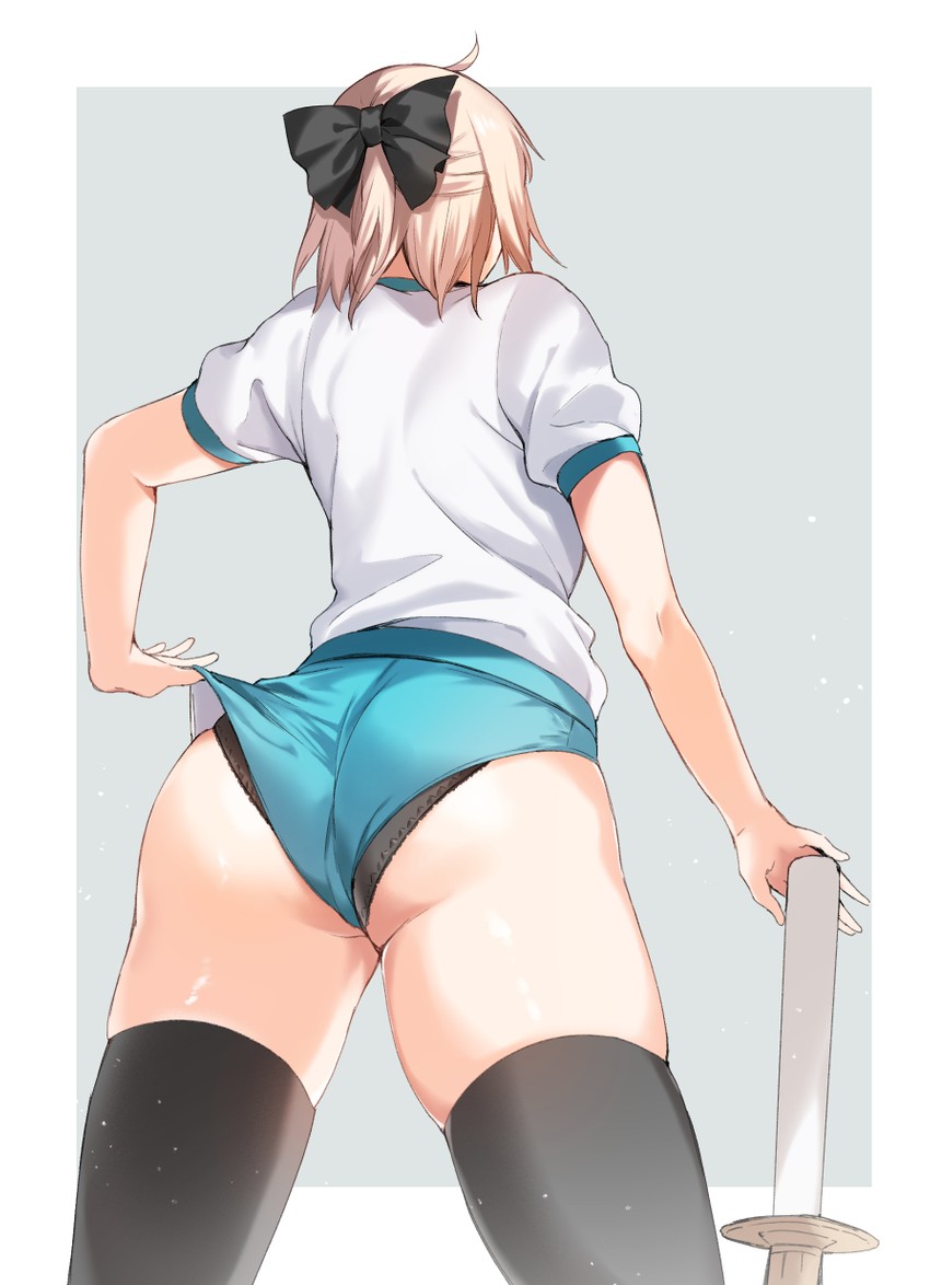 okita souji (fate and 1 more) drawn by danimaru
