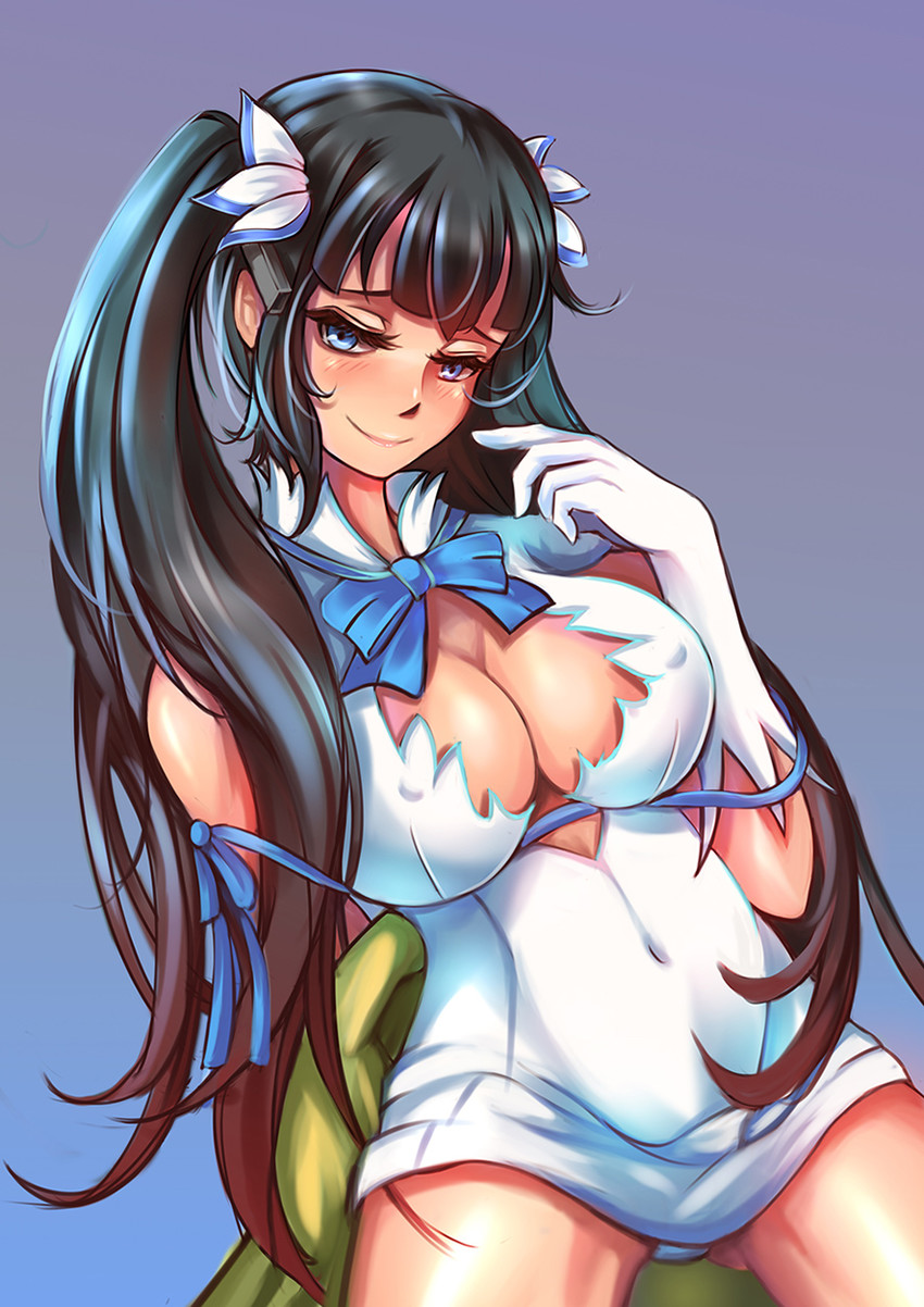 hestia (dungeon ni deai wo motomeru no wa machigatteiru darou ka) drawn by futari_no_sei