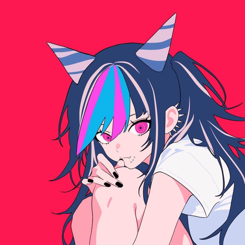 mioda ibuki (danganronpa and 1 more) drawn by minminmince