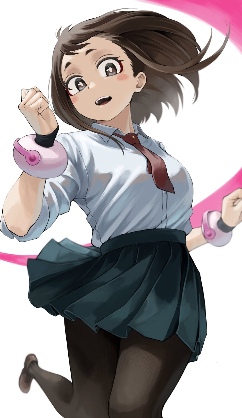 uraraka ochaco (boku no hero academia) drawn by fengling_(furin-jp)