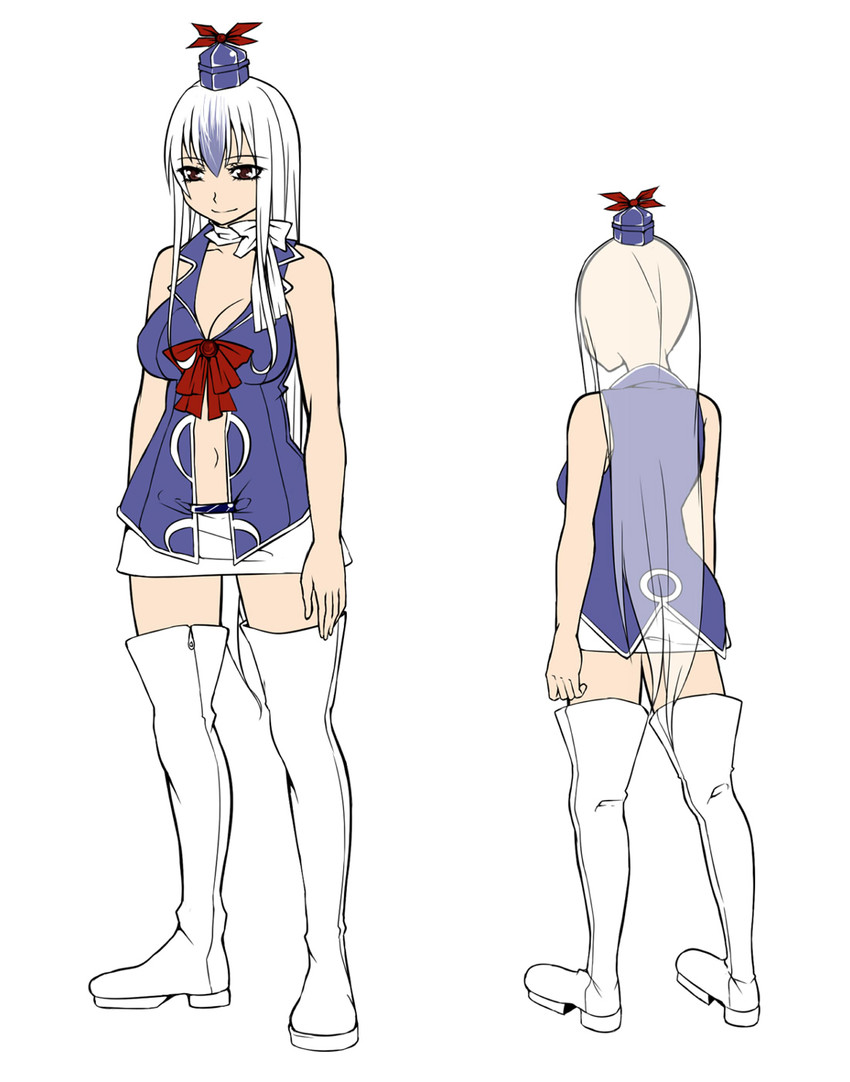 kamishirasawa keine (touhou) drawn by aoshima