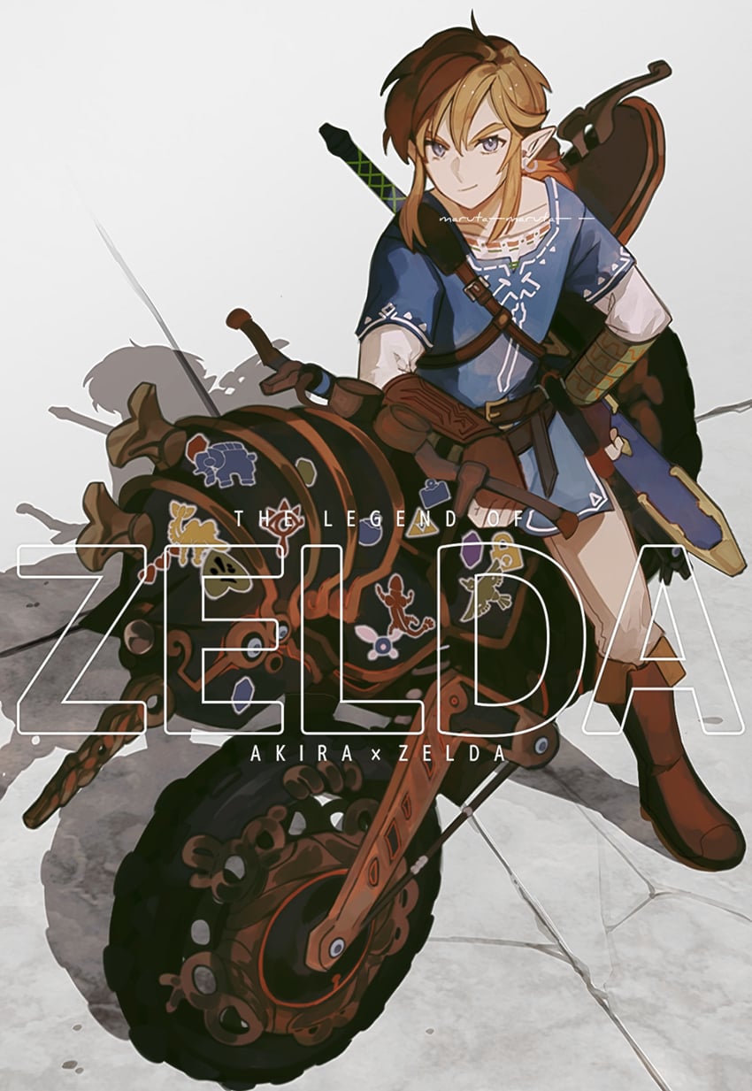 link, vah medoh, vah ruta, vah rudania, and vah naboris (the legend of zelda and 2 more) drawn by maruta_maruta