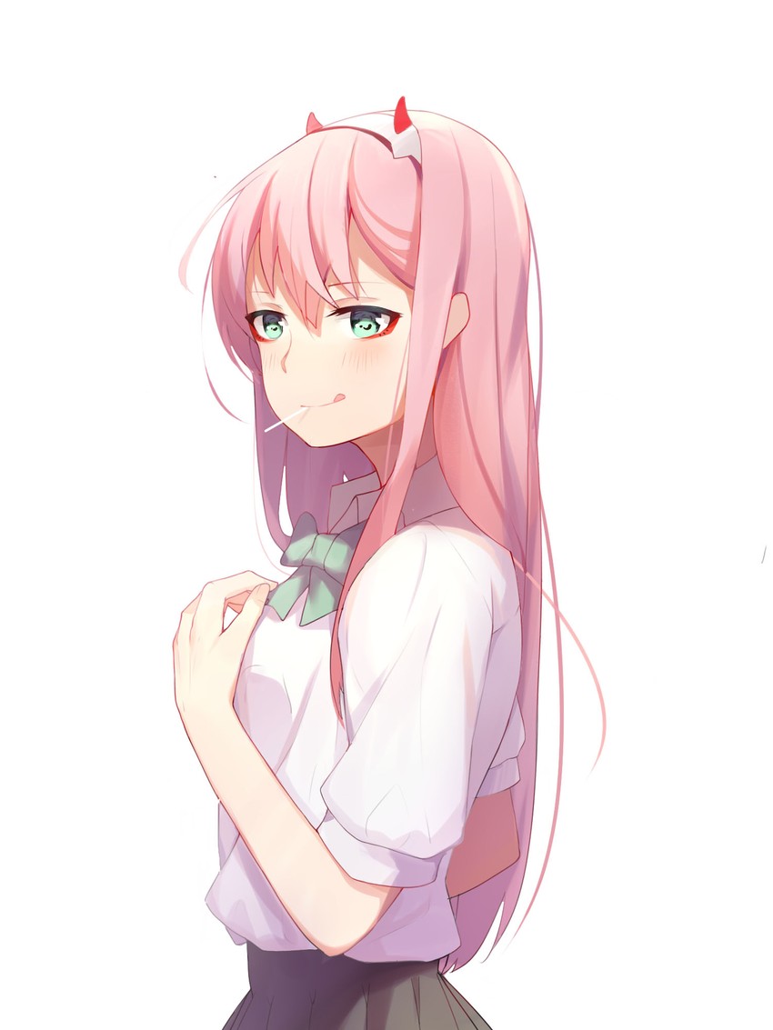 zero two (darling in the franxx) drawn by pot_(pixiv_id_7170443)