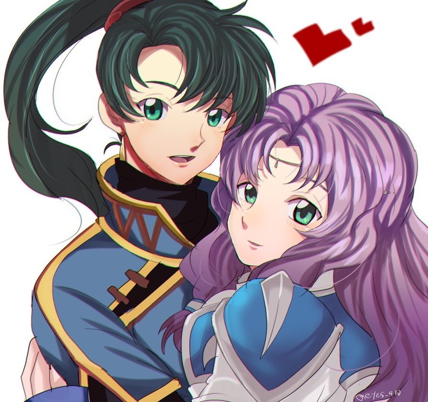 lyn and florina (fire emblem and 1 more) drawn by rem_(eyes_410)