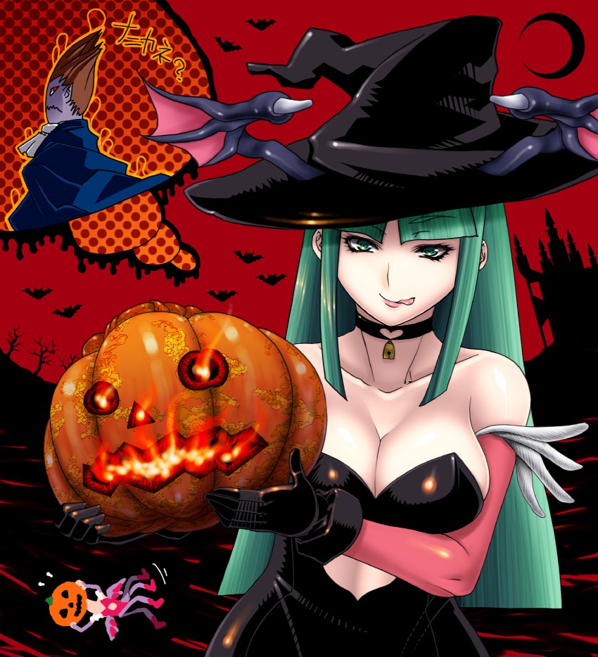 morrigan aensland, lilith, and demitri maximoff (darkstalkers) drawn by hachi_menou