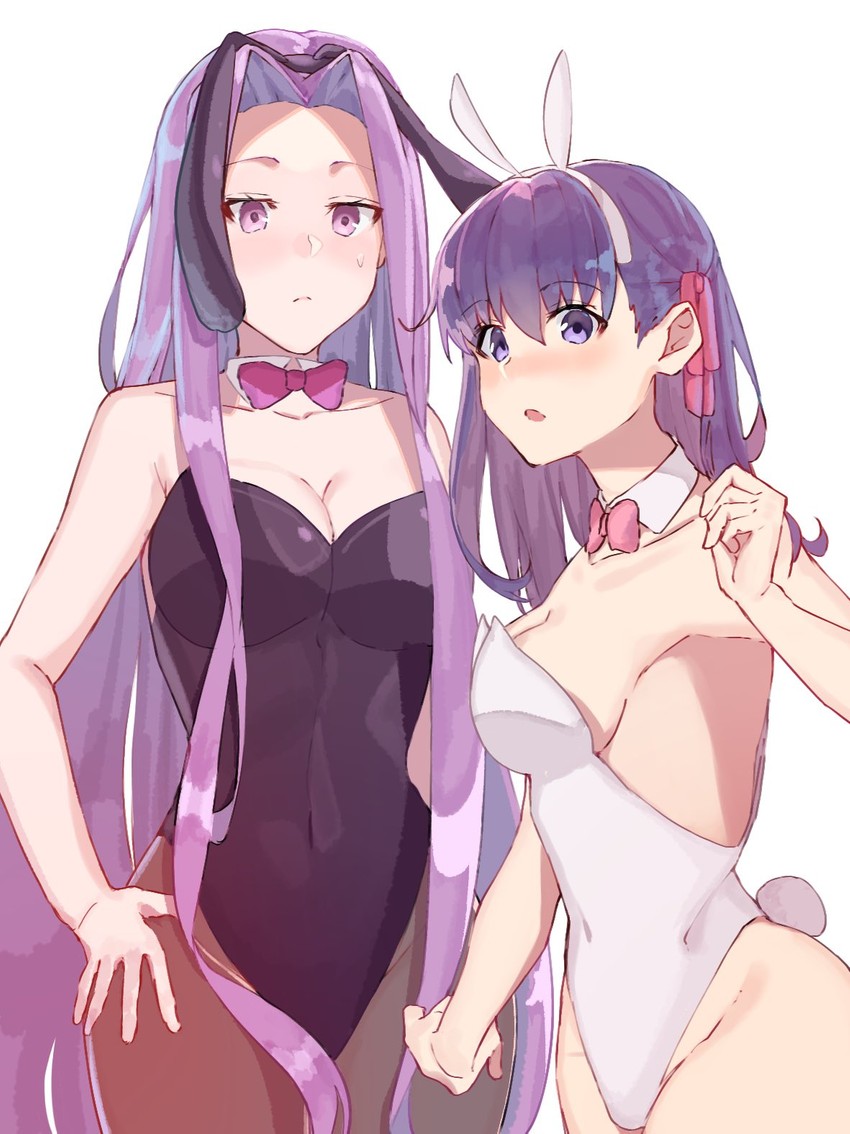 matou sakura and medusa (fate and 1 more) drawn by chip_le_cree