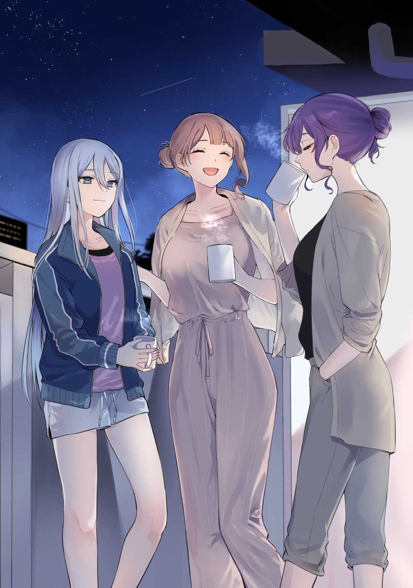 asahina mafuyu, yoisaki kanade, and mochizuki honami (project sekai) drawn by tohan_(nacht0210)