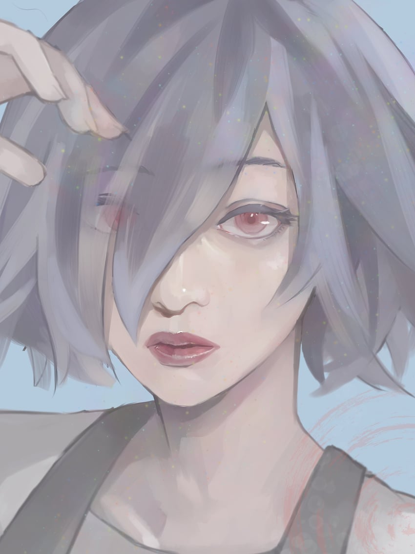 kirishima touka (tokyo ghoul and 1 more) drawn by stfr_(stfr_kaz)