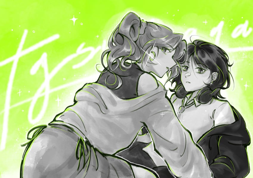 koga mitsuki and oosawa aya (kininatteru hito ga otoko ja nakatta) drawn by bananana2217