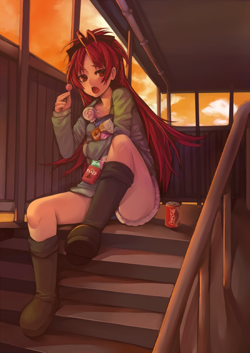 sakura kyoko (mahou shoujo madoka magica and 1 more) drawn by hitoto