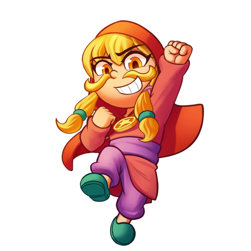 mustache girl (a hat in time) drawn by sayman