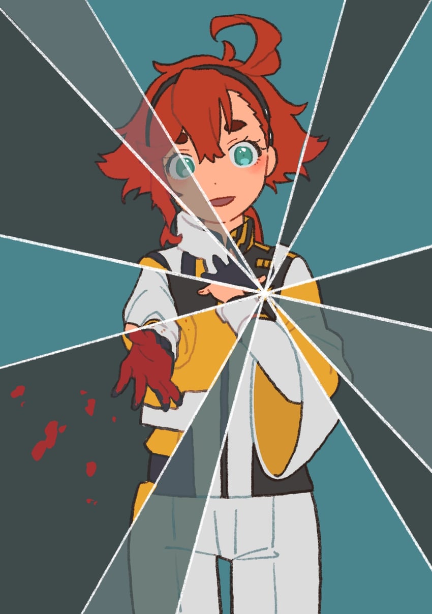 suletta mercury (gundam and 1 more) drawn by dou_(mame_eee)