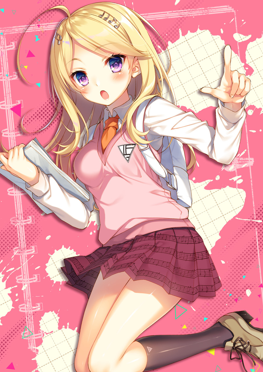 akamatsu kaede (danganronpa and 1 more) drawn by toosaka_asagi