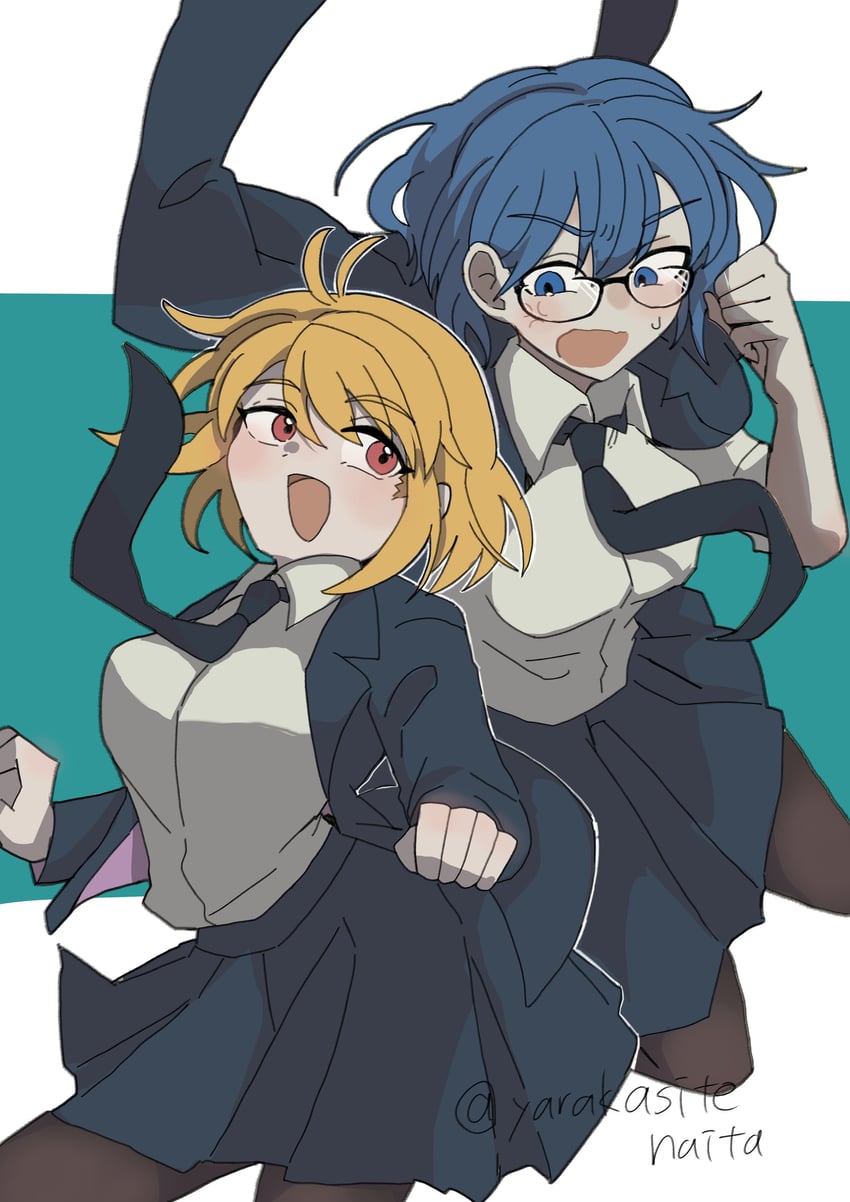 arcueid brunestud, ciel, and ciel-sensei (fate and 2 more) drawn by yarakasitenaita