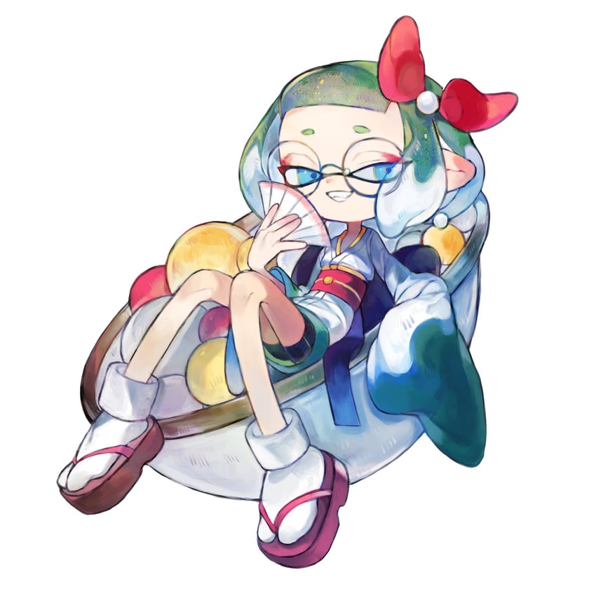 inkling player character and inkling girl (splatoon) drawn by nedoco