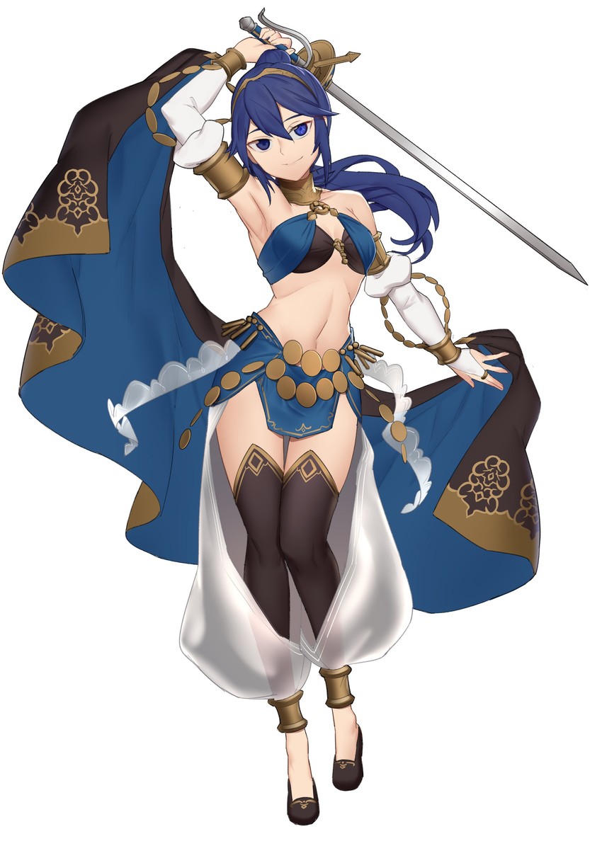 lucina and olivia (fire emblem and 2 more) drawn by ebinku
