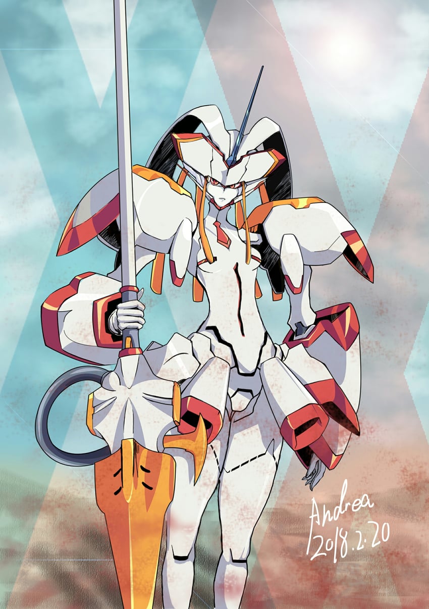 strelizia (darling in the franxx) drawn by andrea21
