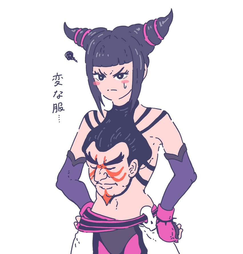 han juri and e. honda (street fighter and 1 more) drawn by kaituburing