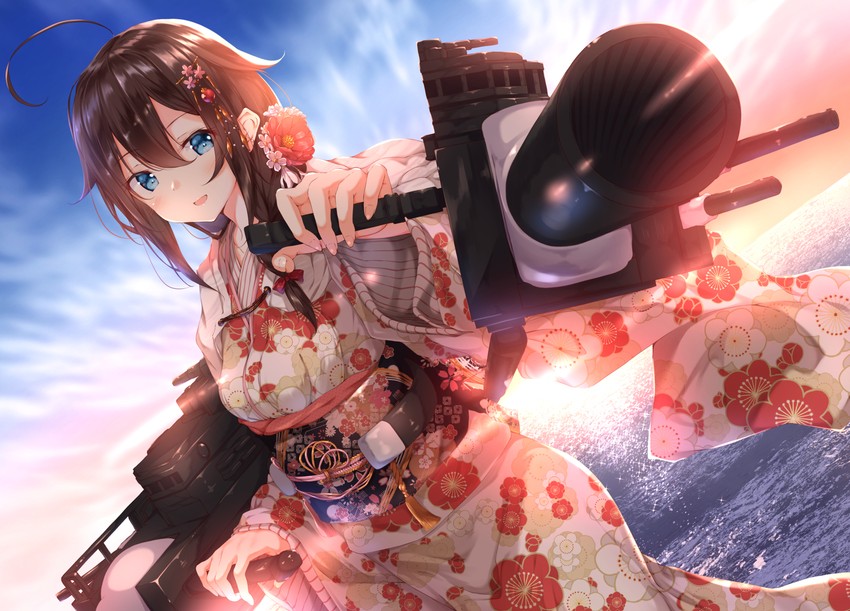 shigure and shigure kai ni (kantai collection) drawn by numpopo