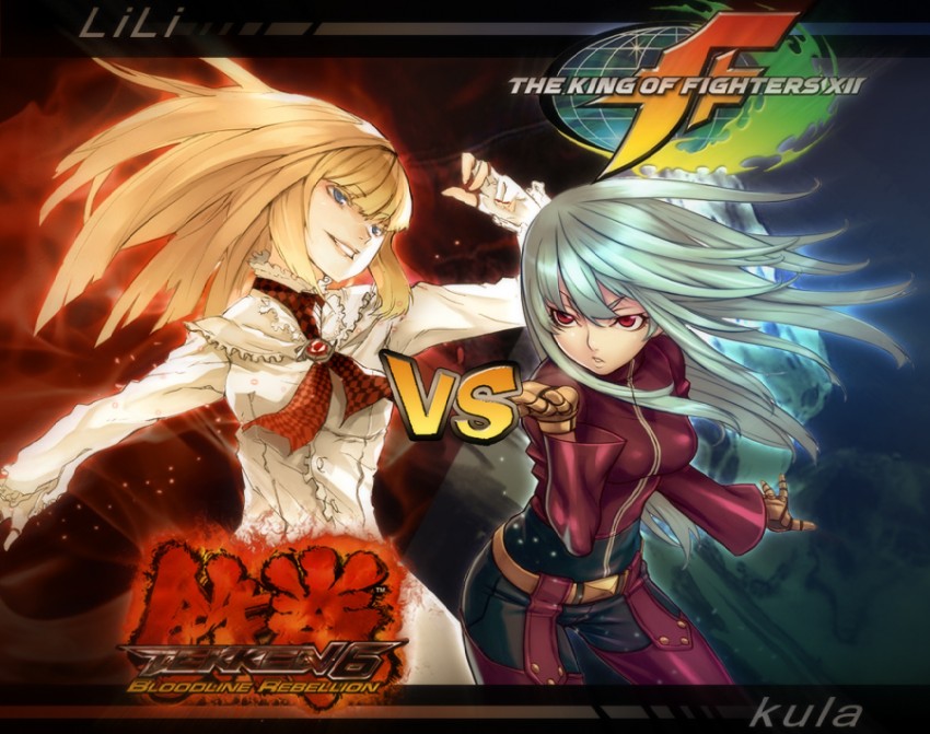 kula diamond and lili (the king of fighters and 1 more) drawn by sethxzoe