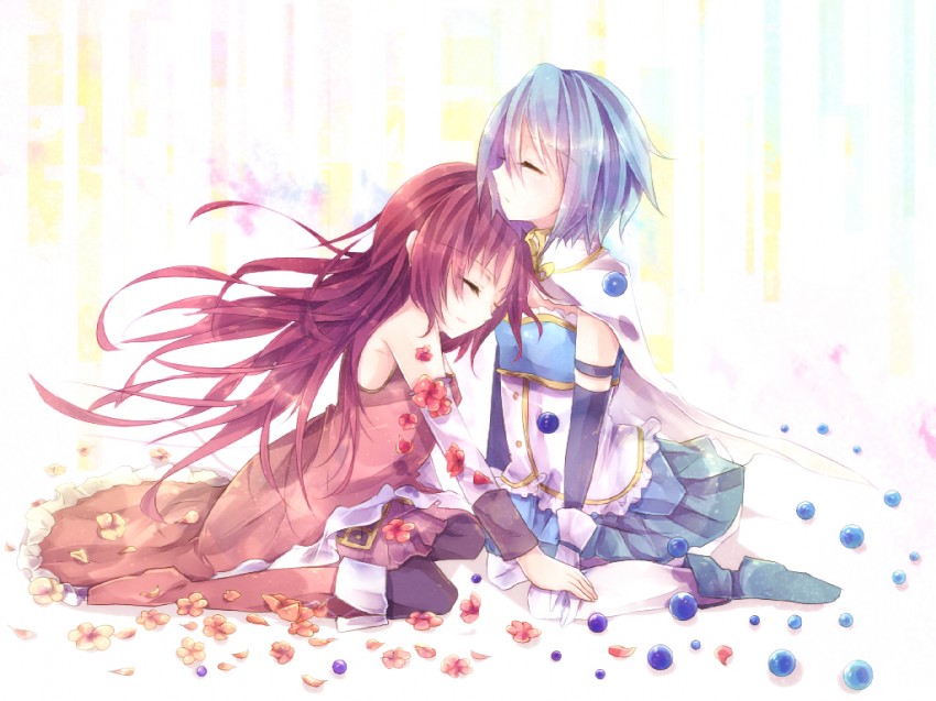 miki sayaka and sakura kyoko (mahou shoujo madoka magica) drawn by shain_roki