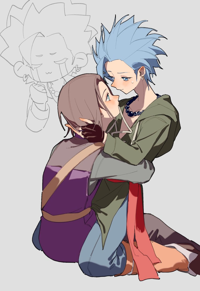 hero and camus (dragon quest and 1 more) drawn by fifibird