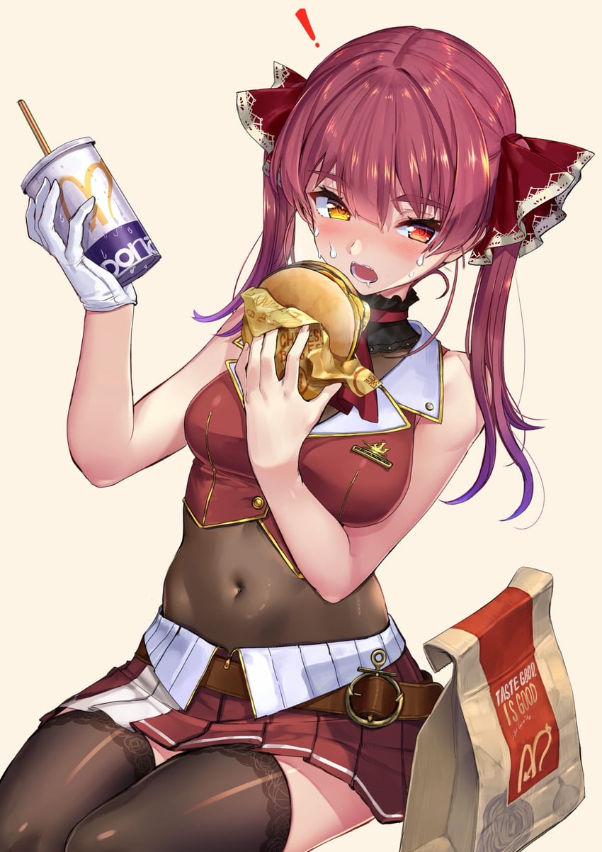 houshou marine (hololive and 1 more) drawn by akasaai