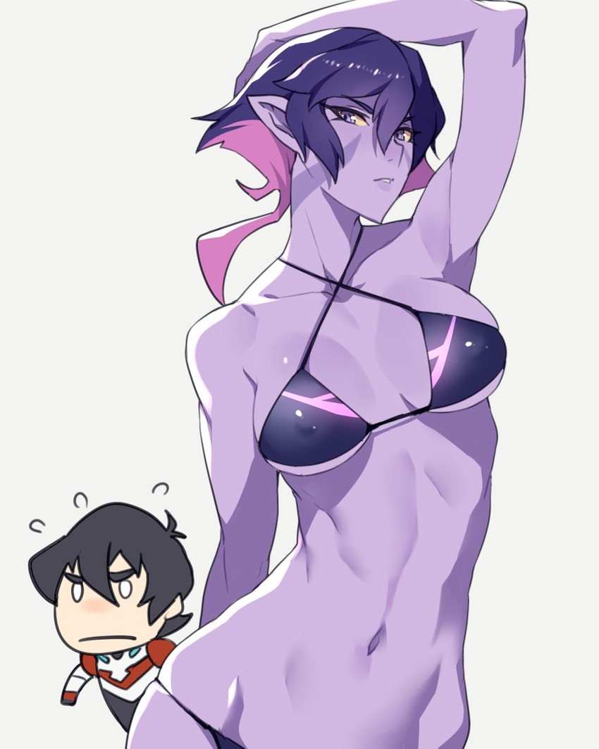 keith and krolia (voltron and 1 more) drawn by ban!_(bansankan)