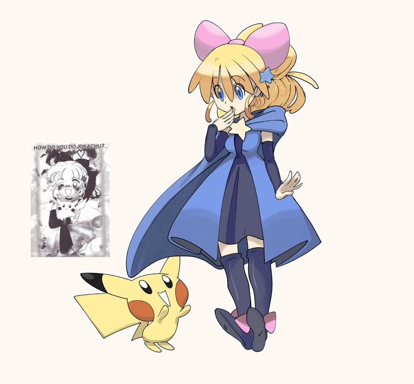 pikachu and hazel (pokemon and 1 more) drawn by phil_dragash