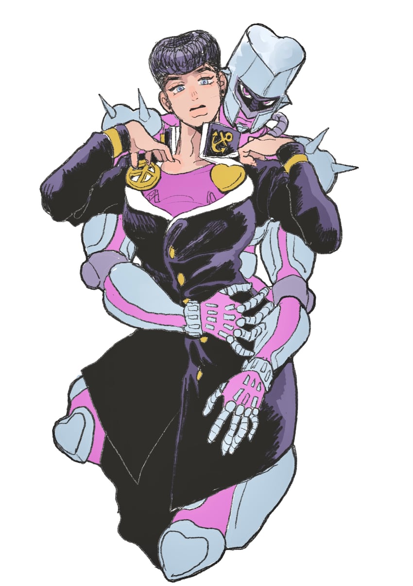 higashikata josuke and crazy diamond (jojo no kimyou na bouken and 1 more) drawn by t_0nd