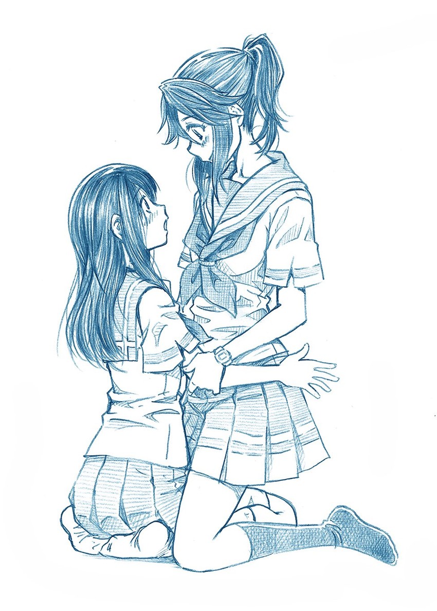 yoroizuka mizore and kasaki nozomi (hibike! euphonium and 1 more) drawn by bbb_(friskuser)