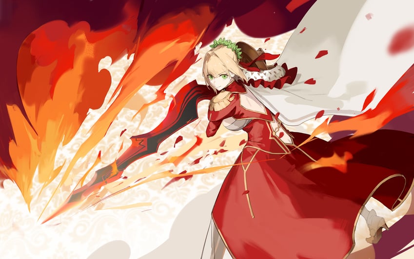 nero claudius (fate and 2 more) drawn by leris_muma