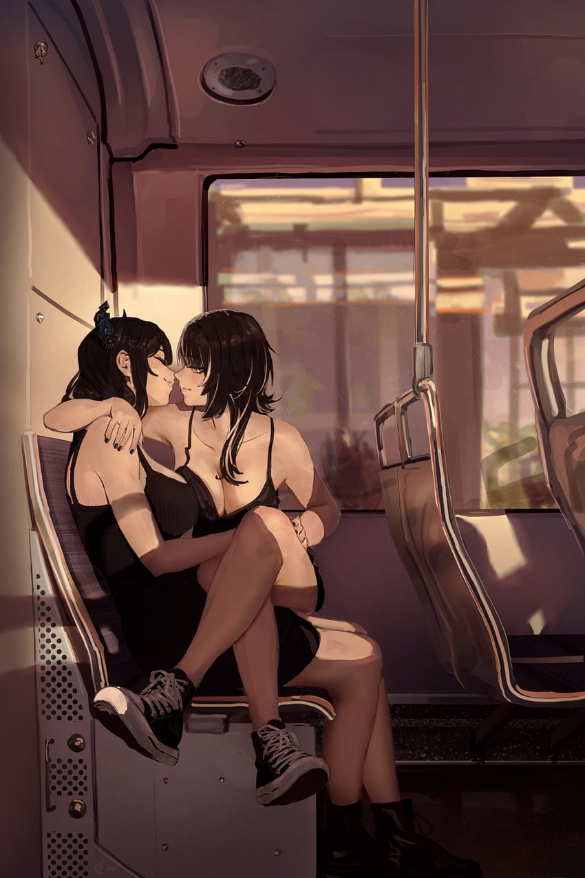 shiori novella and nerissa ravencroft (hololive and 1 more) drawn by mocomiliano