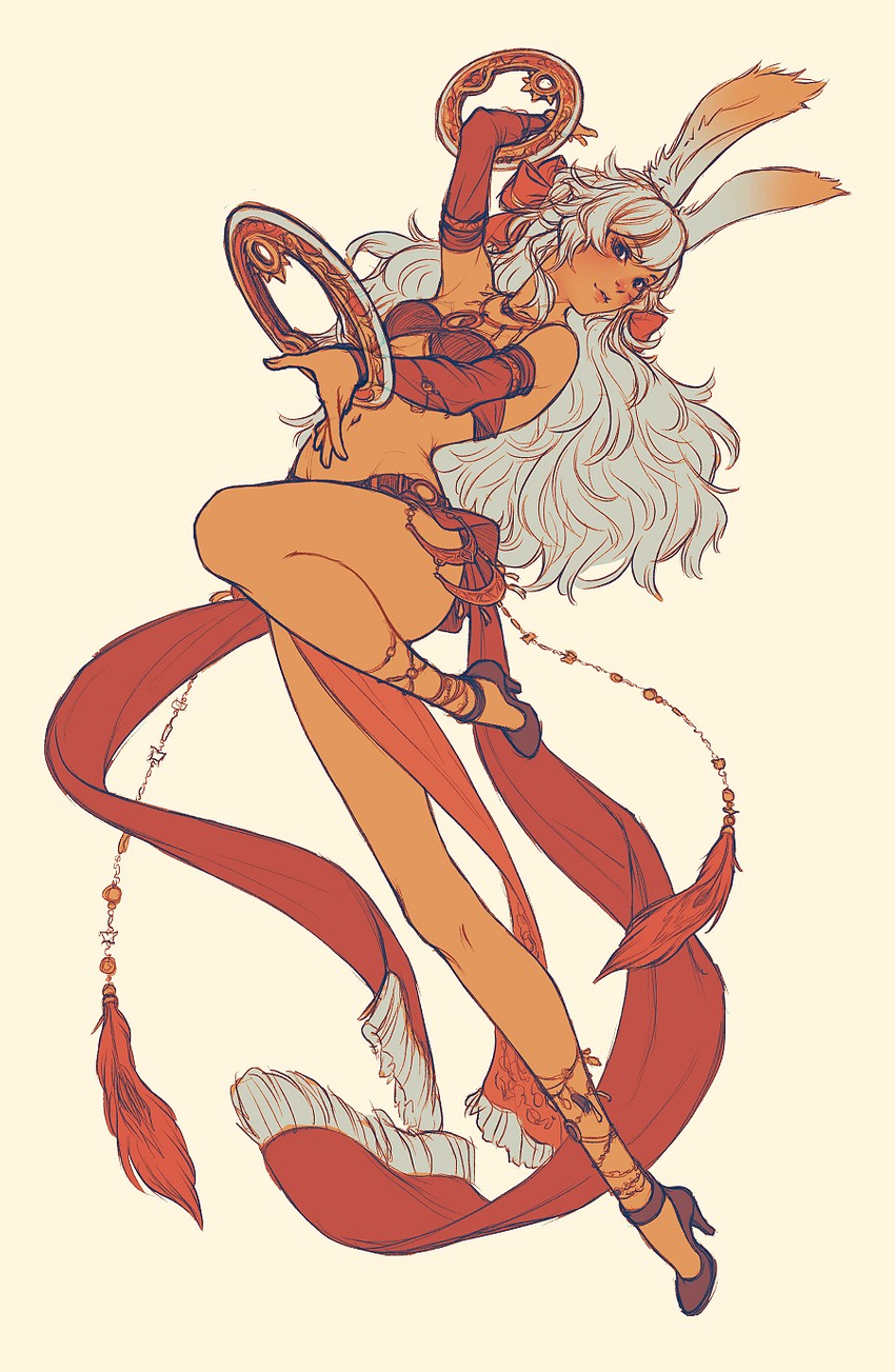 warrior of light and dancer (final fantasy and 1 more) drawn by whispwill