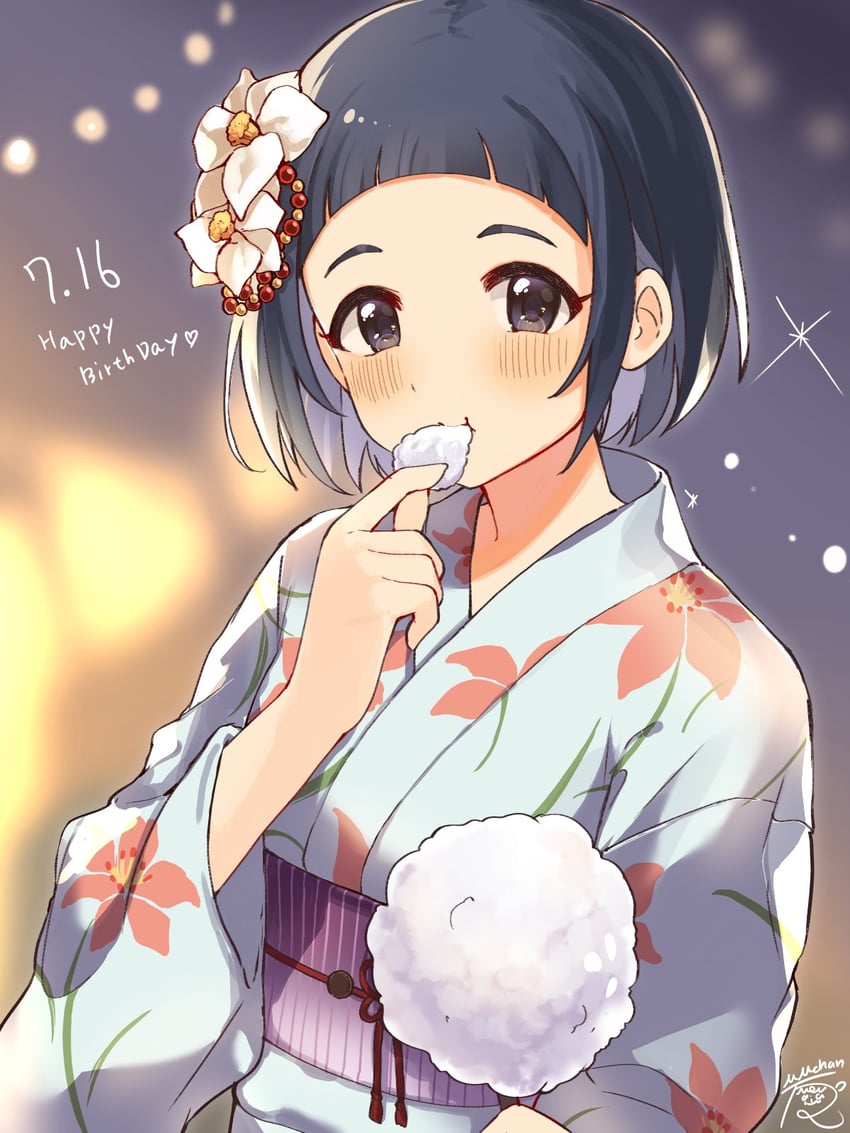 okazaki yasuha (idolmaster and 2 more) drawn by mmmakaron888