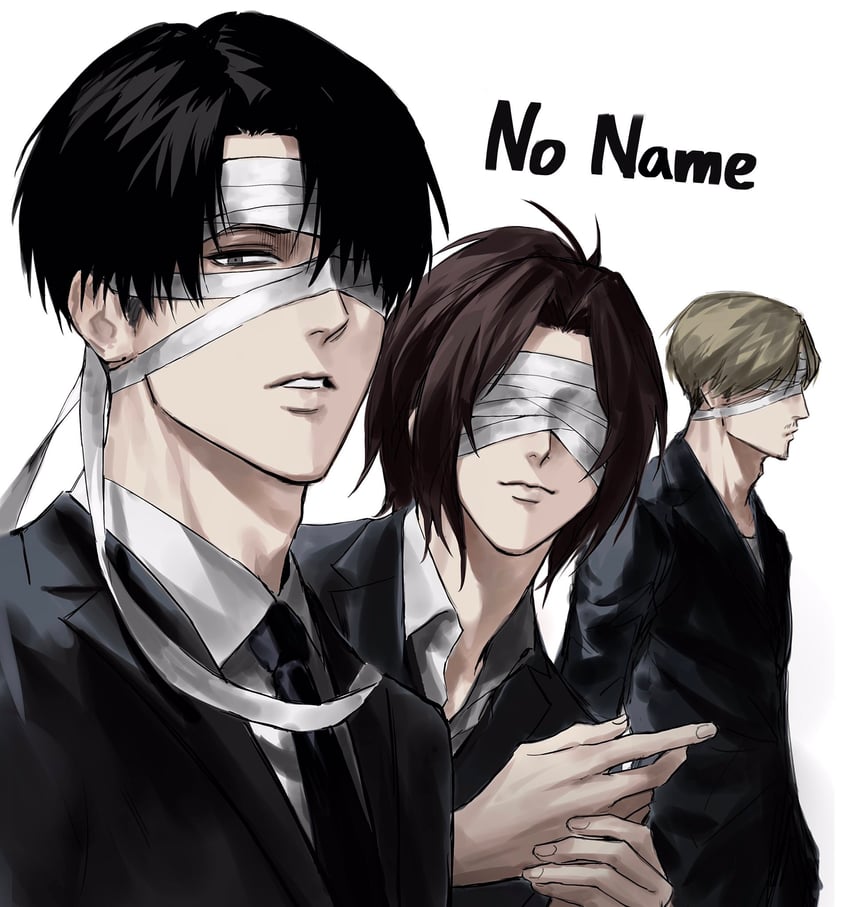 levi, hange zoe, and mike zakarius (shingeki no kyojin) drawn by sso_s