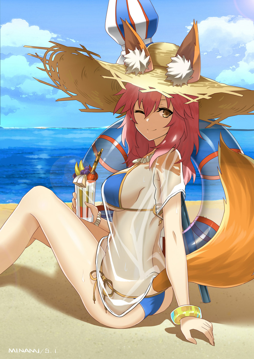 tamamo and tamamo no mae (fate and 2 more) drawn by makise_minami