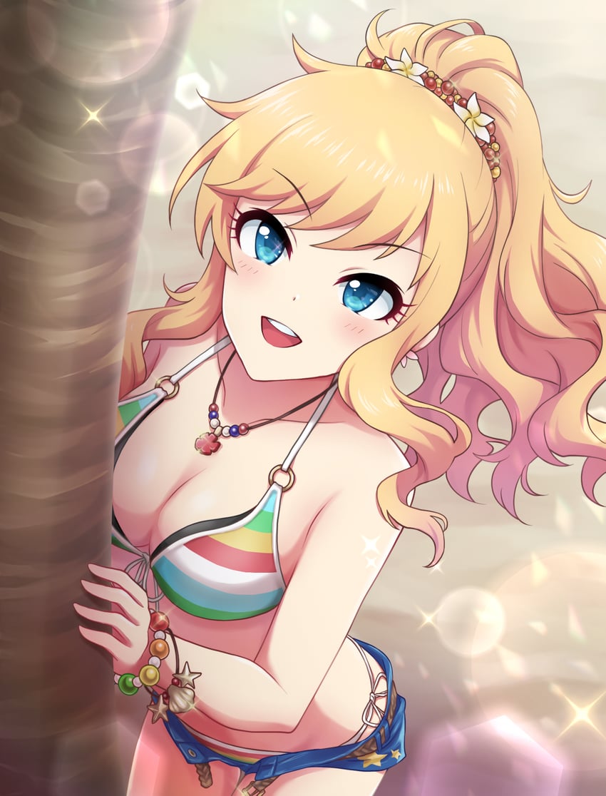 ohtsuki yui (idolmaster and 2 more) drawn by pippifuko
