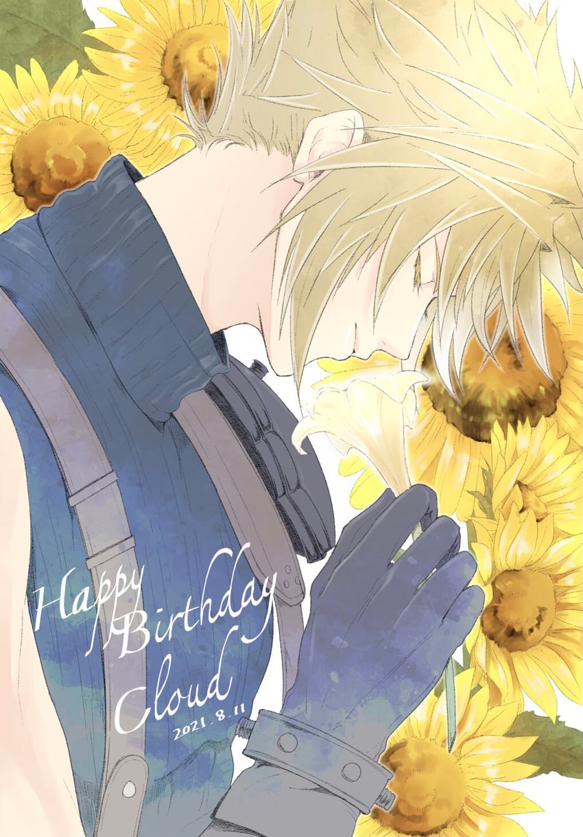 cloud strife (final fantasy and 2 more) drawn by i_ne_rrr