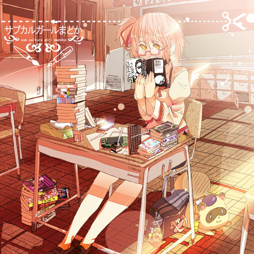 kaname madoka and ultimate madoka (mahou shoujo madoka magica and 1 more) drawn by gozaemon