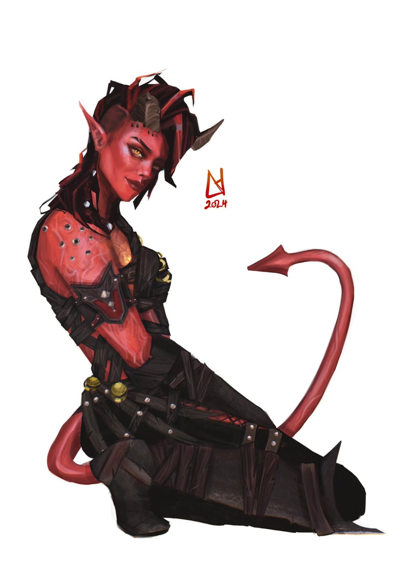 karlach (dungeons & dragons and 2 more) drawn by lichel