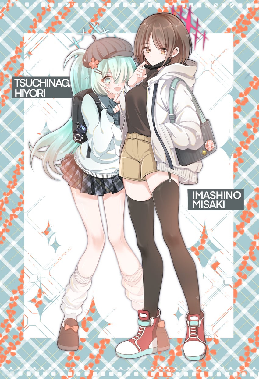 saori, atsuko, hiyori, and misaki (blue archive) drawn by shadow71580825